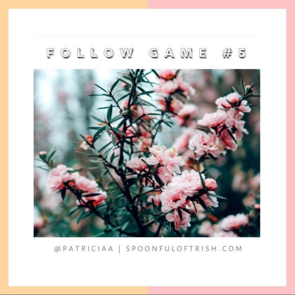 Free People Other - Follow Game • #5 🌷